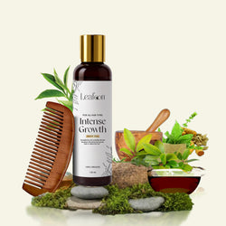 Leafoon Intense Growth Hair Oil bottle – herbal hair oil for faster growth and reduced hair fall in Pakistan